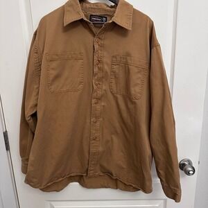 Jesse James Industrial Workwear Shirt Men's 2XL Cotton Button Up Work Shirt